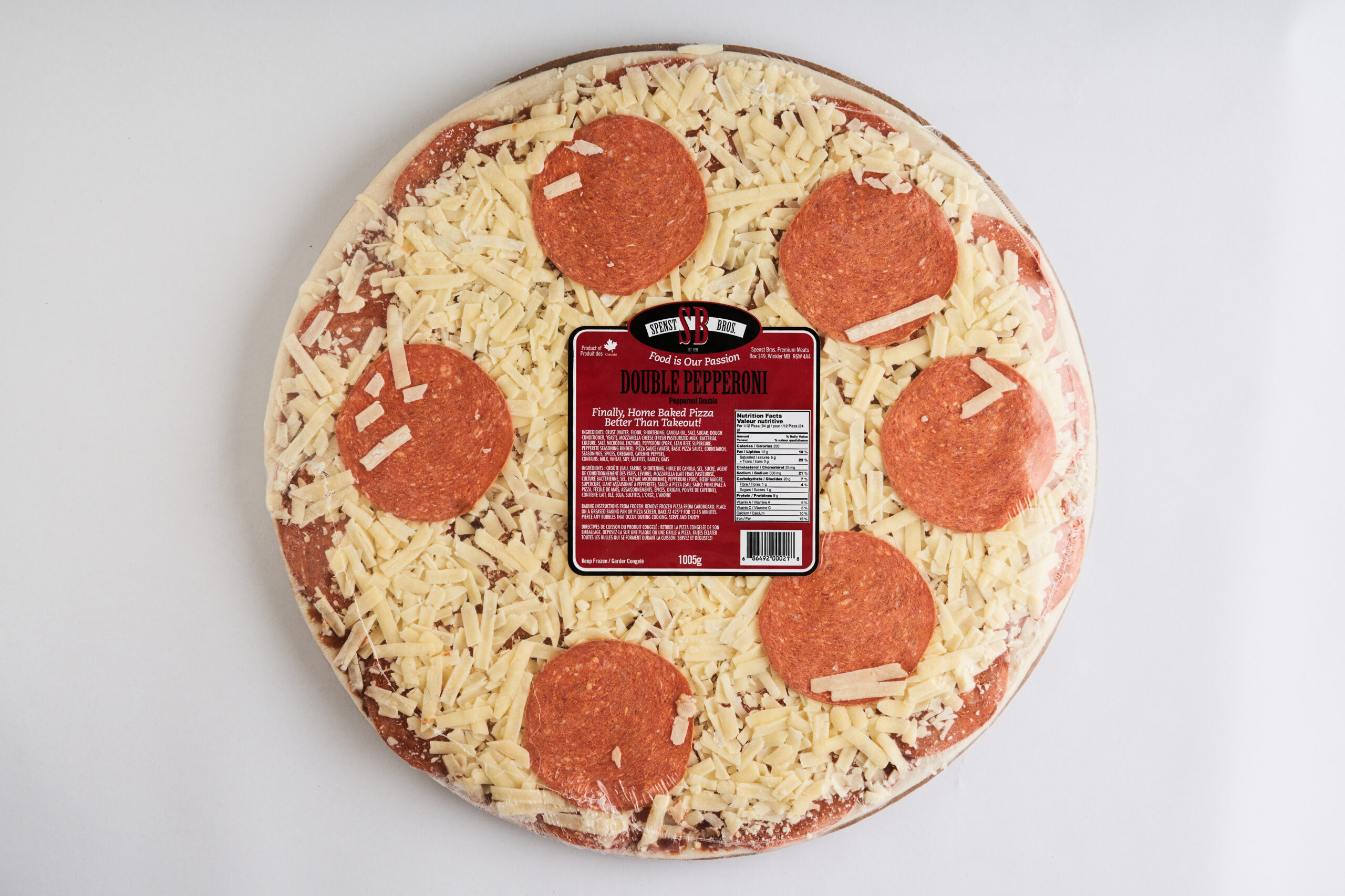 Double Pepperoni Pizza | Spenst Bros. Premium Meats