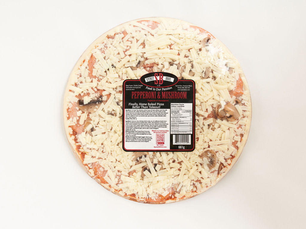 Pepperoni and Mushroom Pizza | Spenst Bros. Premium Meats